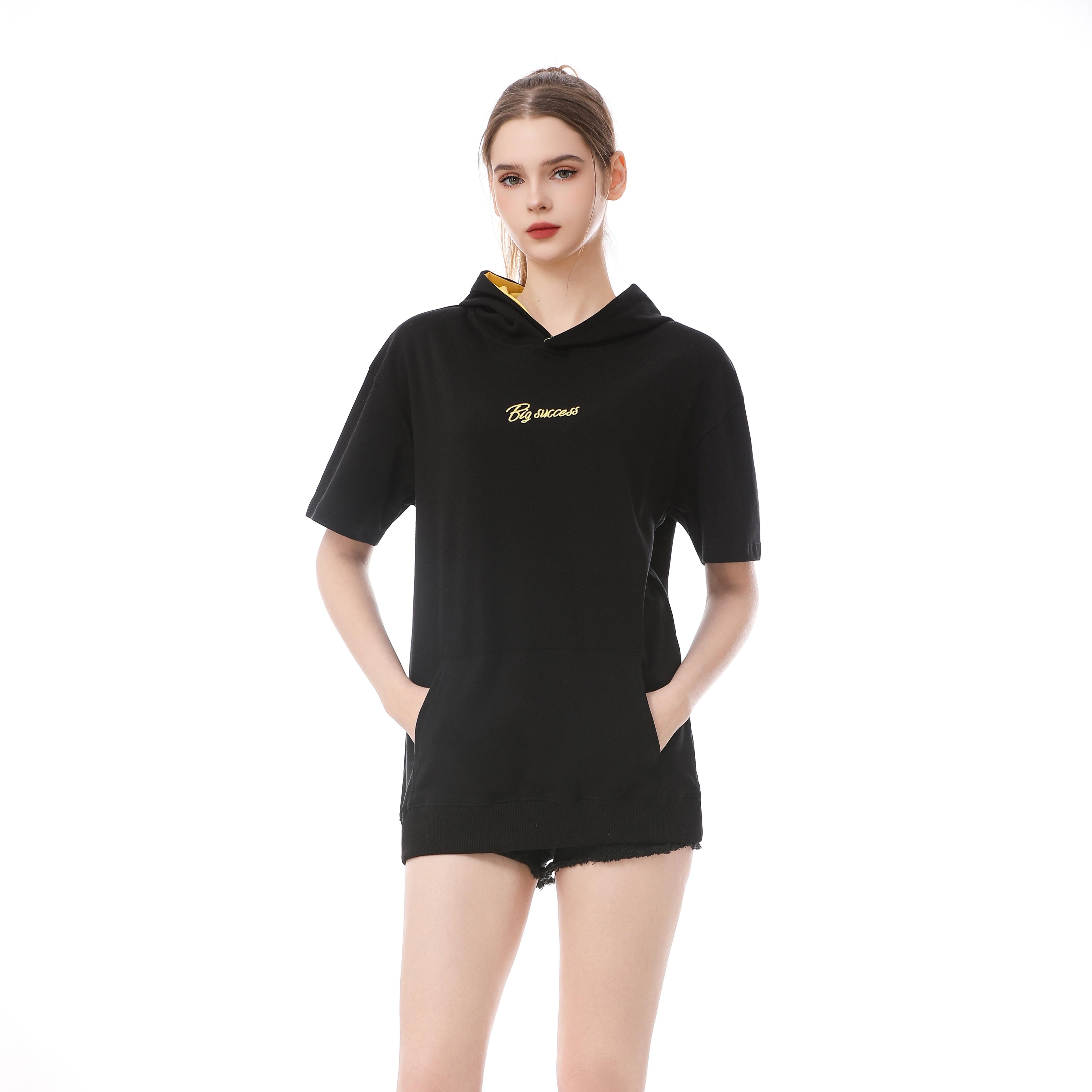 Letter Embroidery Hoodie DT3992