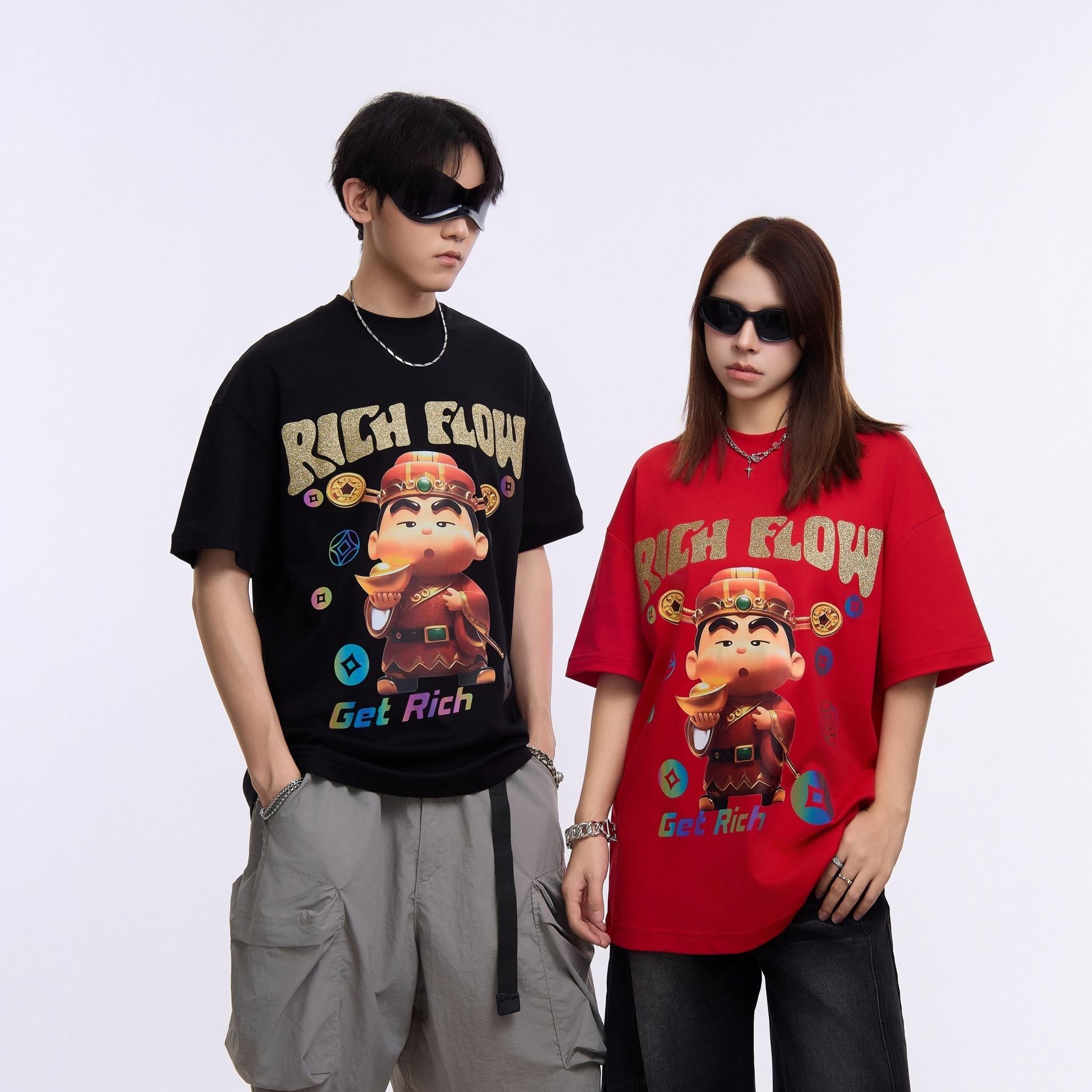 God of Wealth Xiao Xin Graphic Tee DT11067