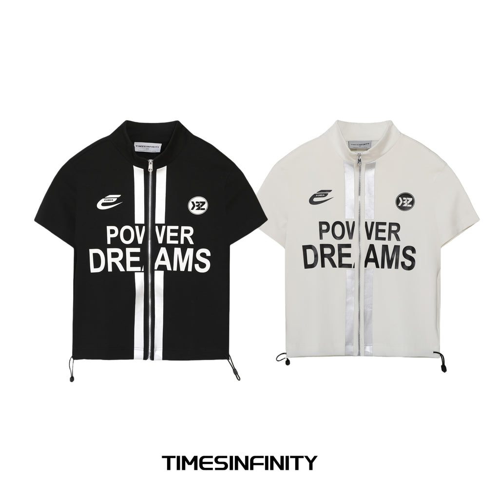 Power Dreams Short Sleeve Zipper Jacket 05080