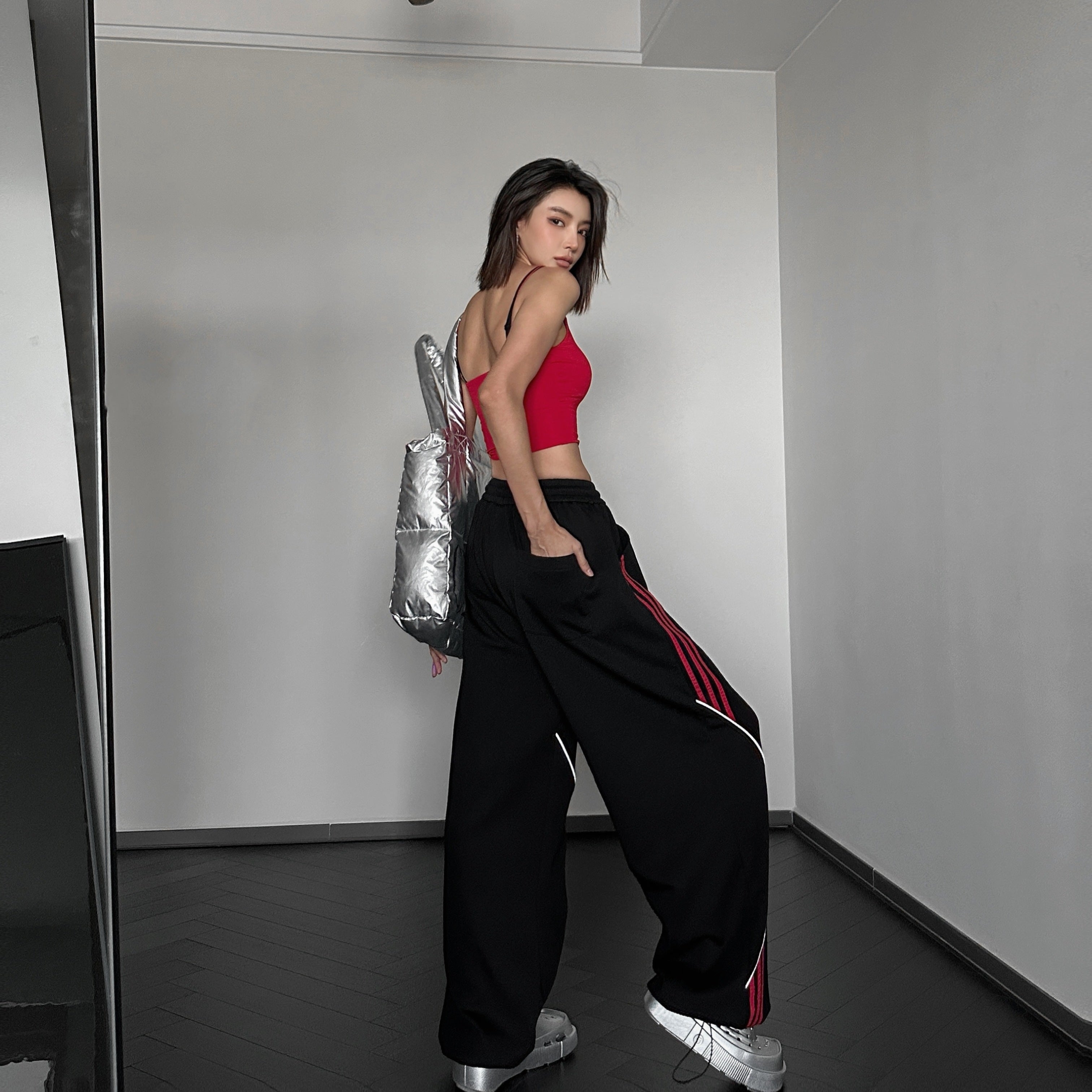 REFLECTIVE STRIPE LONG PANTS ST5088