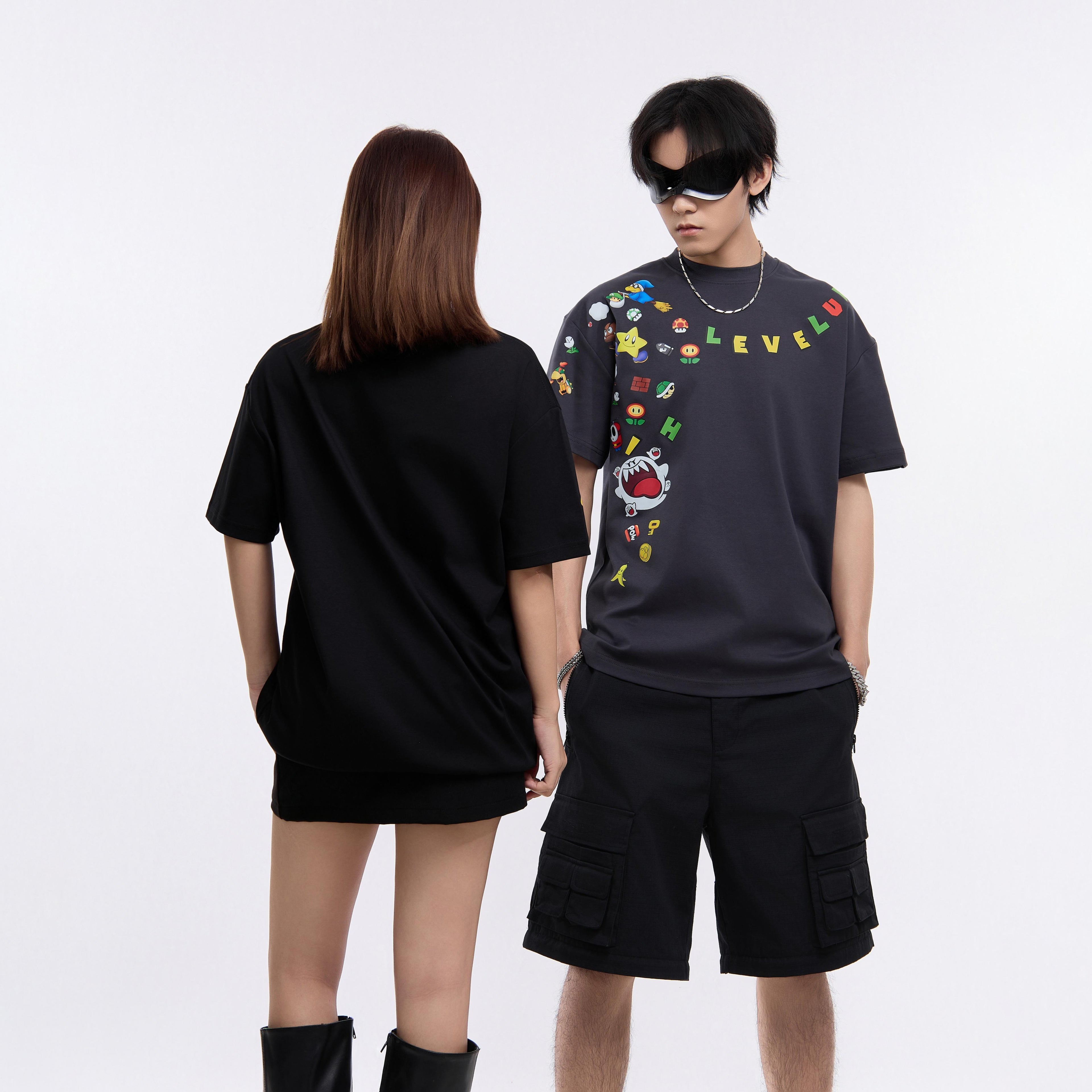 Level Up Cartoon Tee ST2356