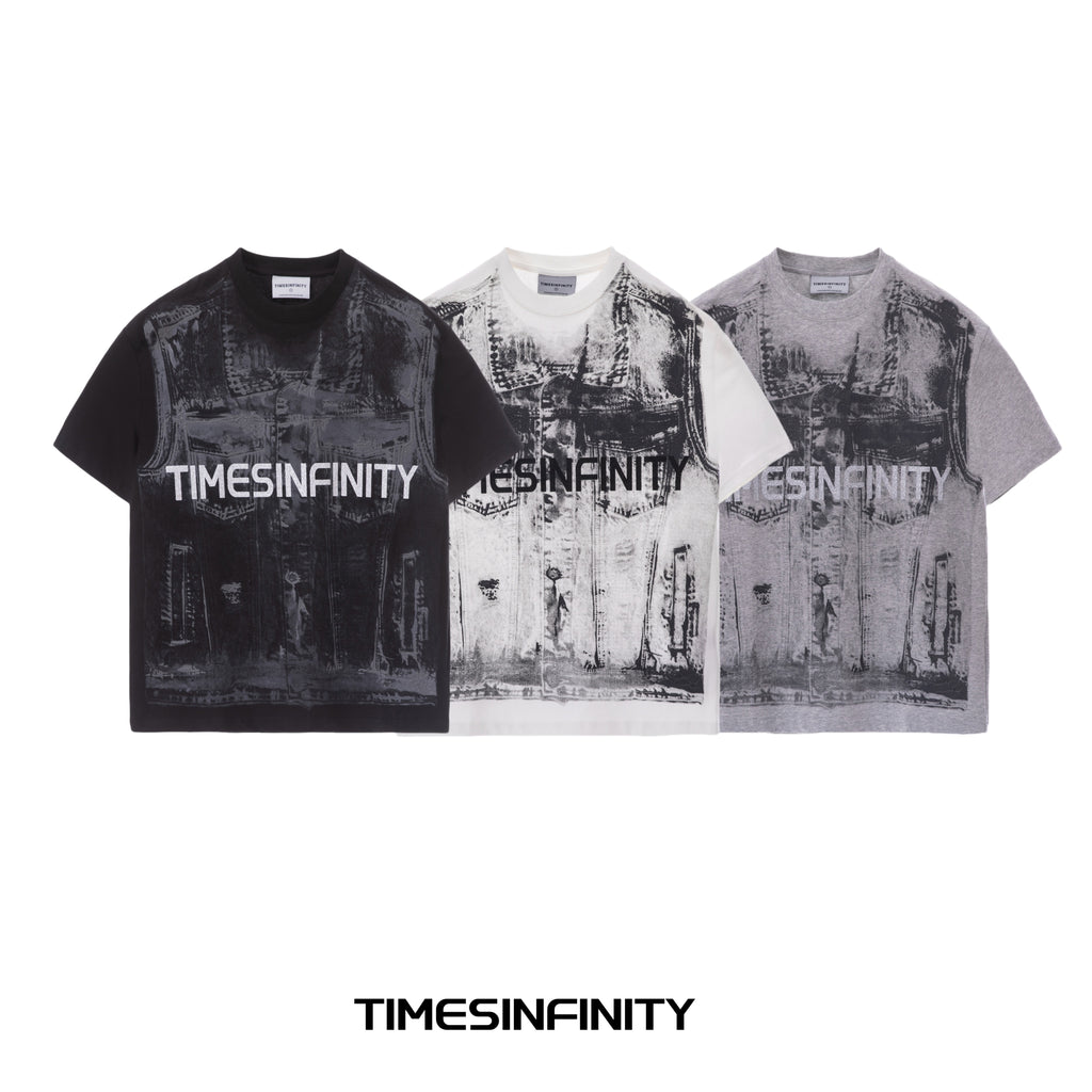 VINTAGE DENIM STYLE TEE 60023