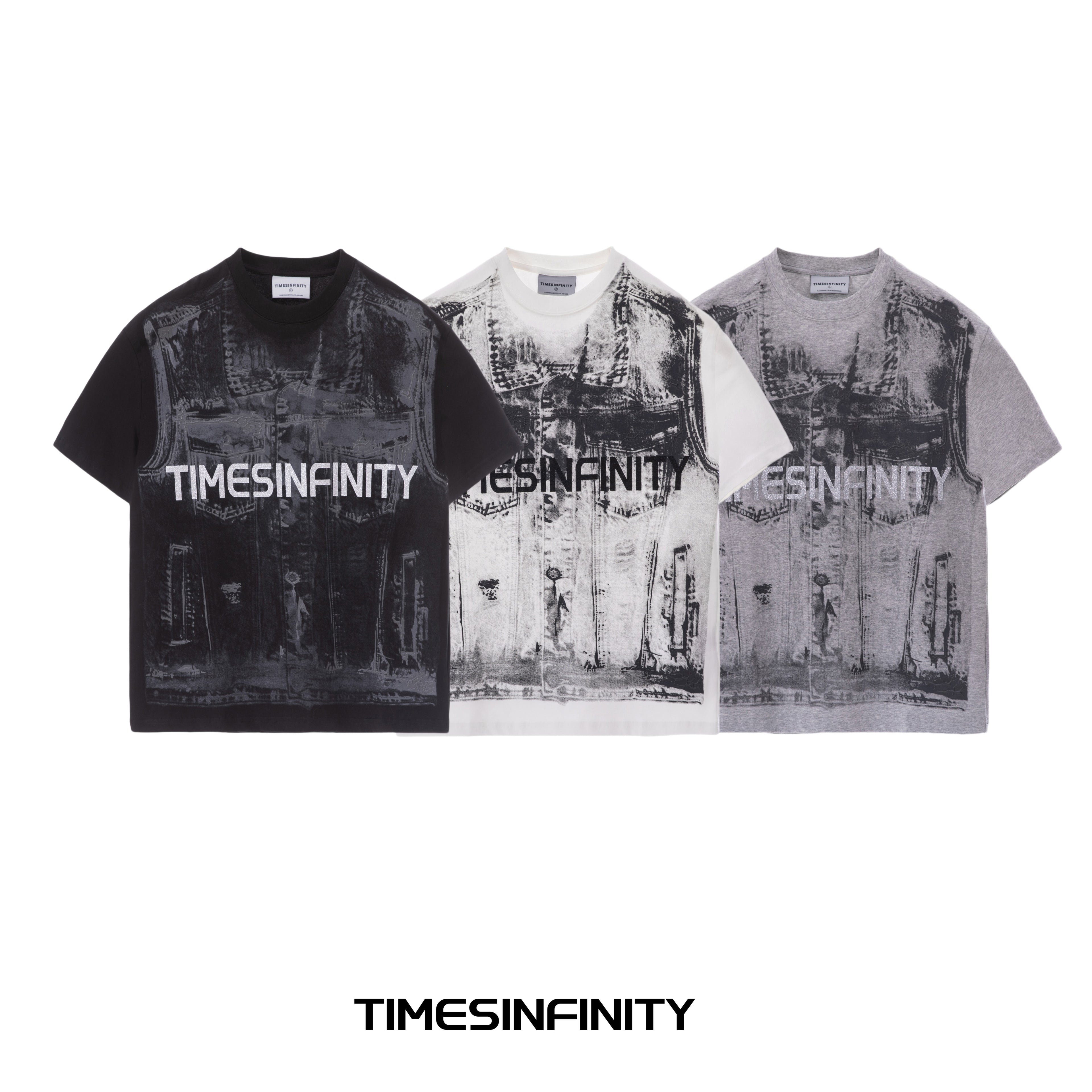 VINTAGE DENIM STYLE TEE 60023