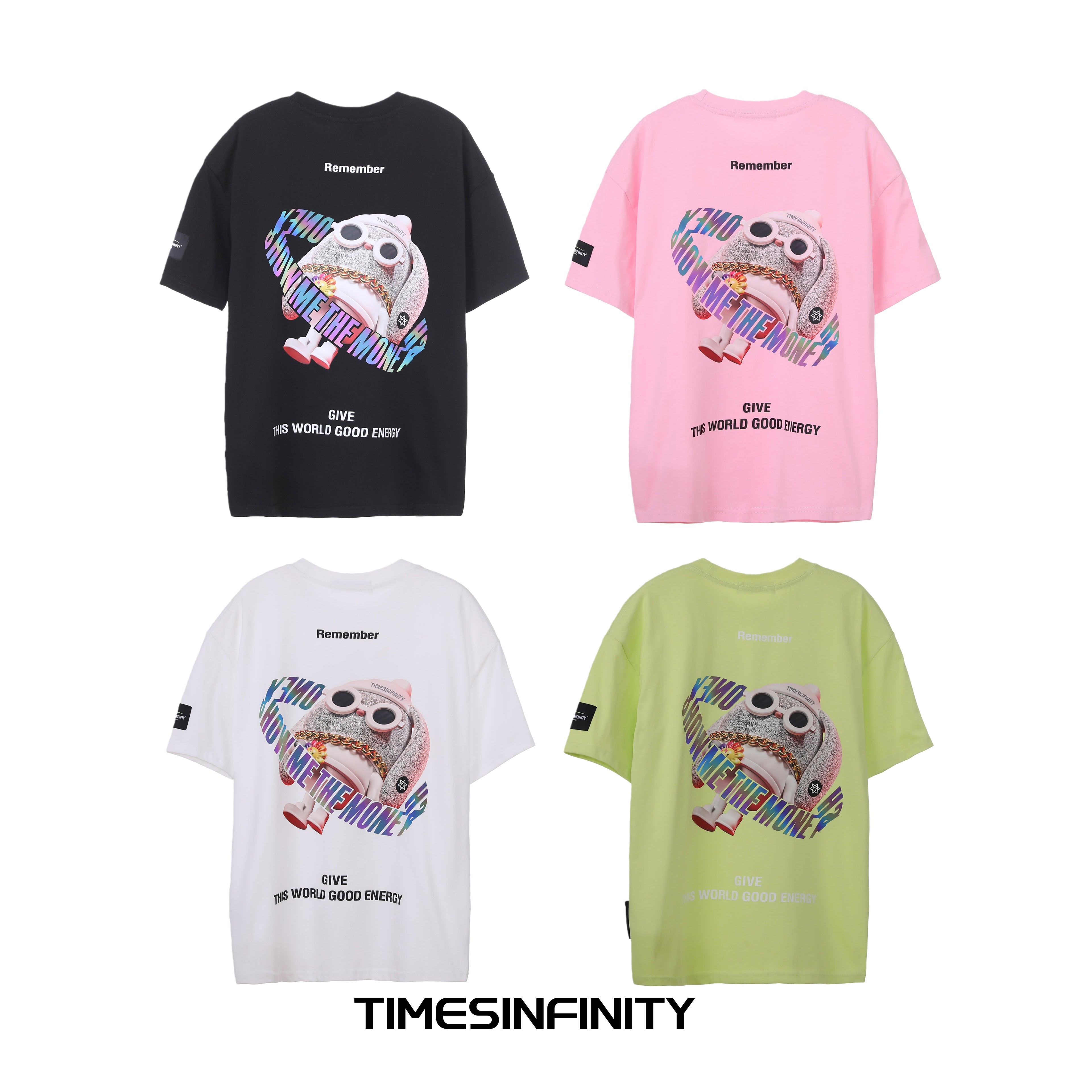 GIVE THIS WORLD GOOD ENERGY REFLECTIVE TEE 02338