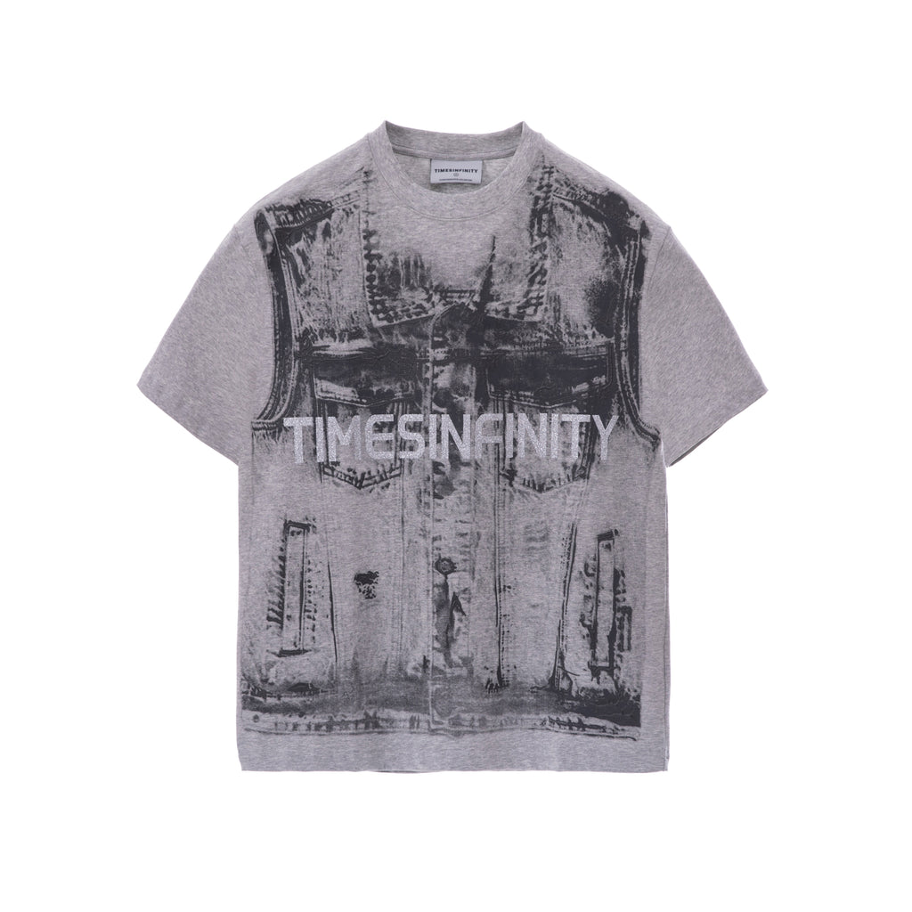 VINTAGE DENIM STYLE TEE 60023