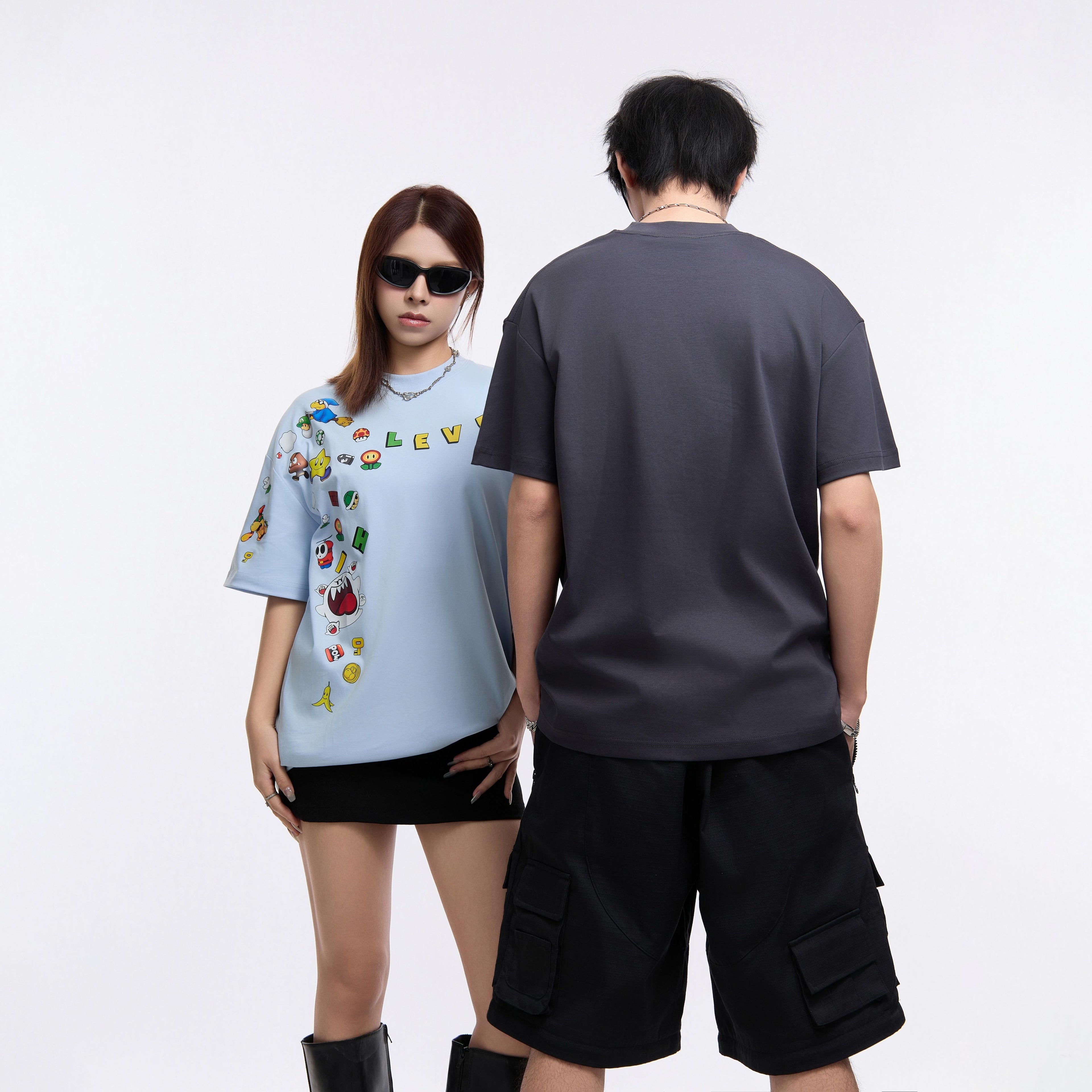 Level Up Cartoon Tee ST2356
