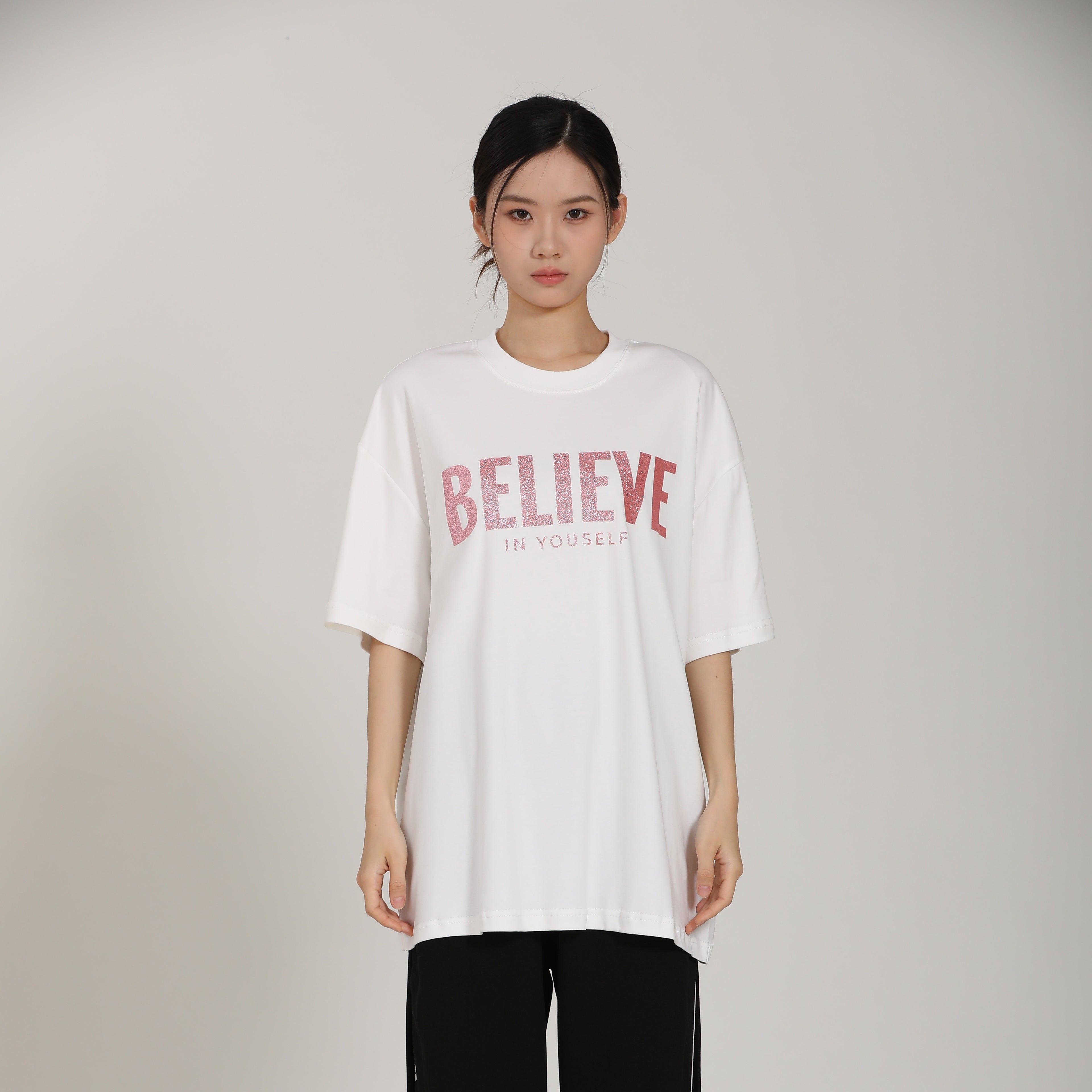 Believe In Yourself Butterfly Print Tee ST5839