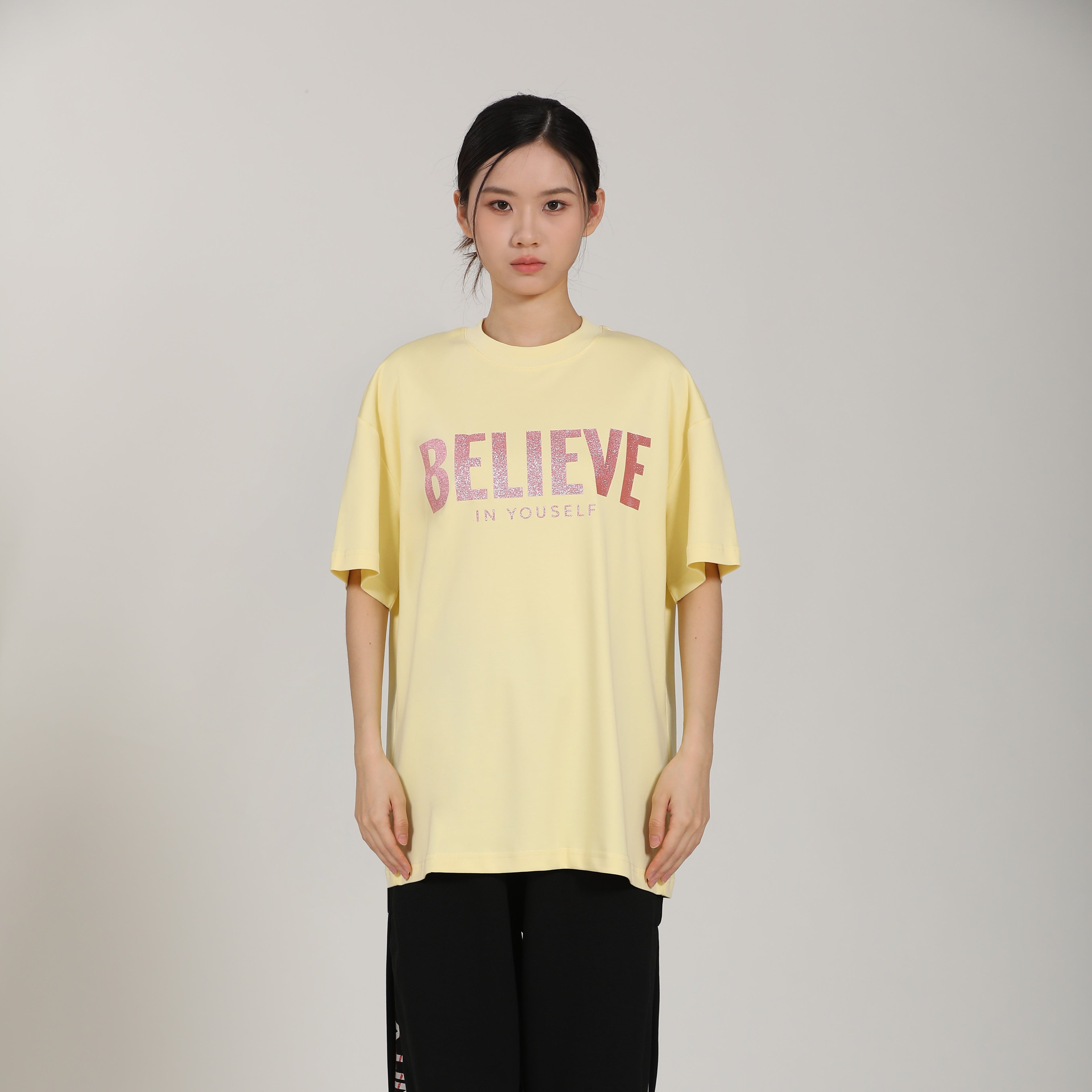 Believe In Yourself Butterfly Print Tee ST5839