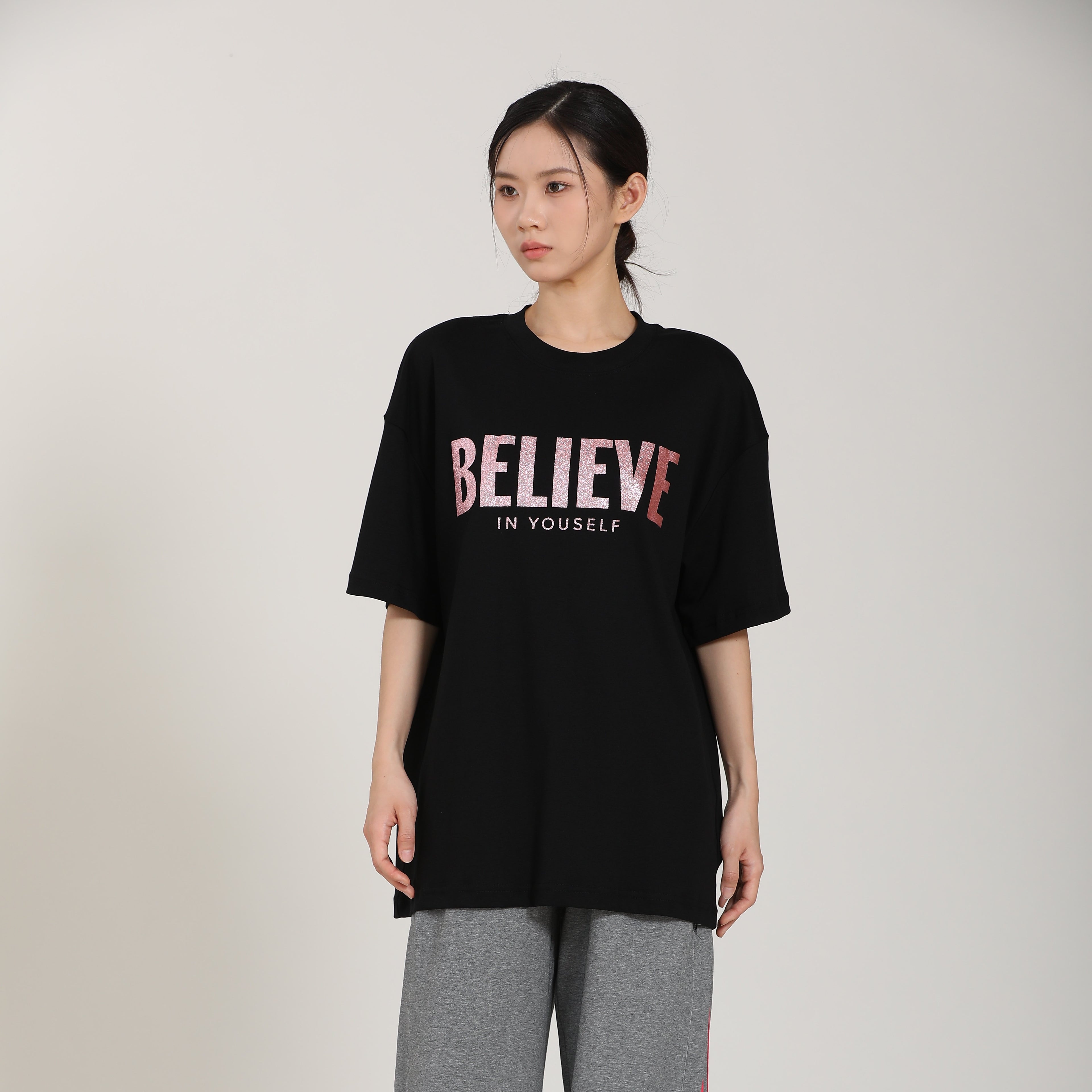 Believe In Yourself Butterfly Print Tee ST5839