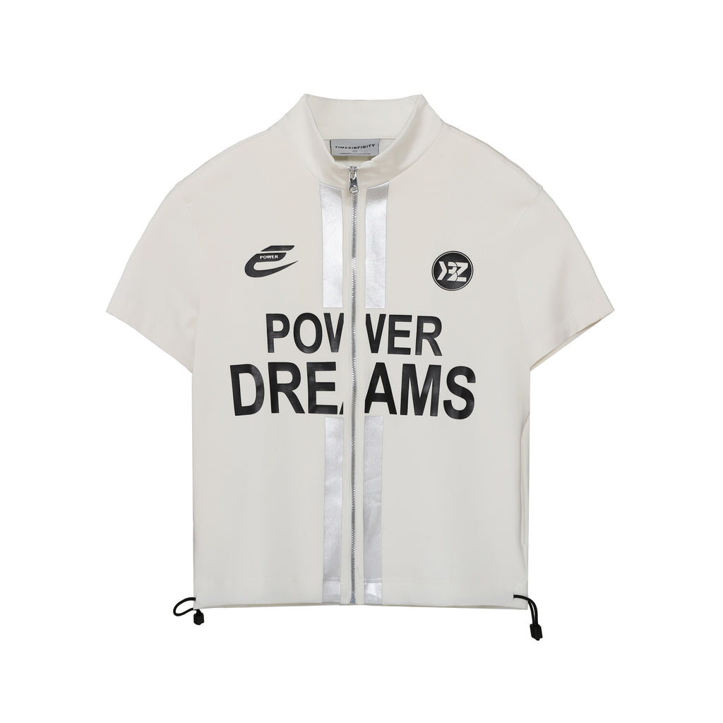 Power Dreams Short Sleeve Zipper Jacket 05080