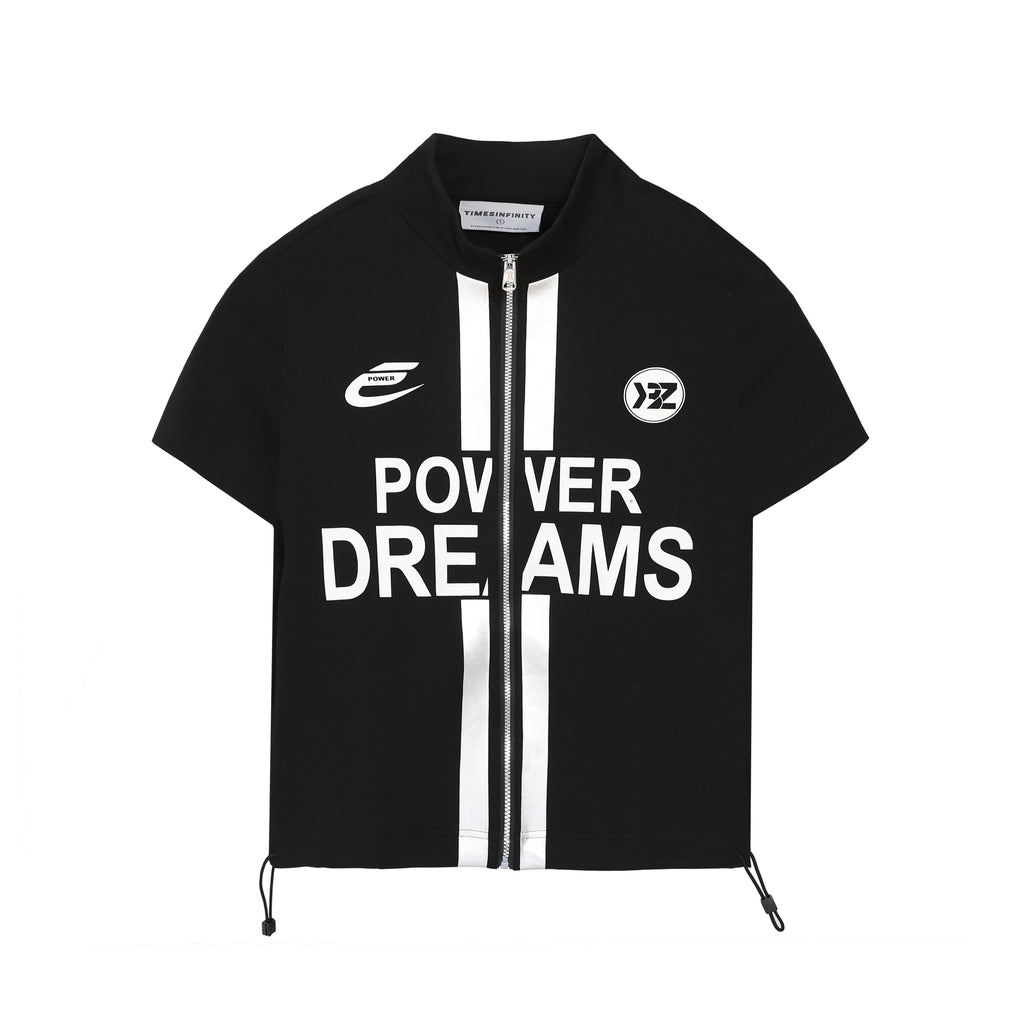 Power Dreams Short Sleeve Zipper Jacket 05080
