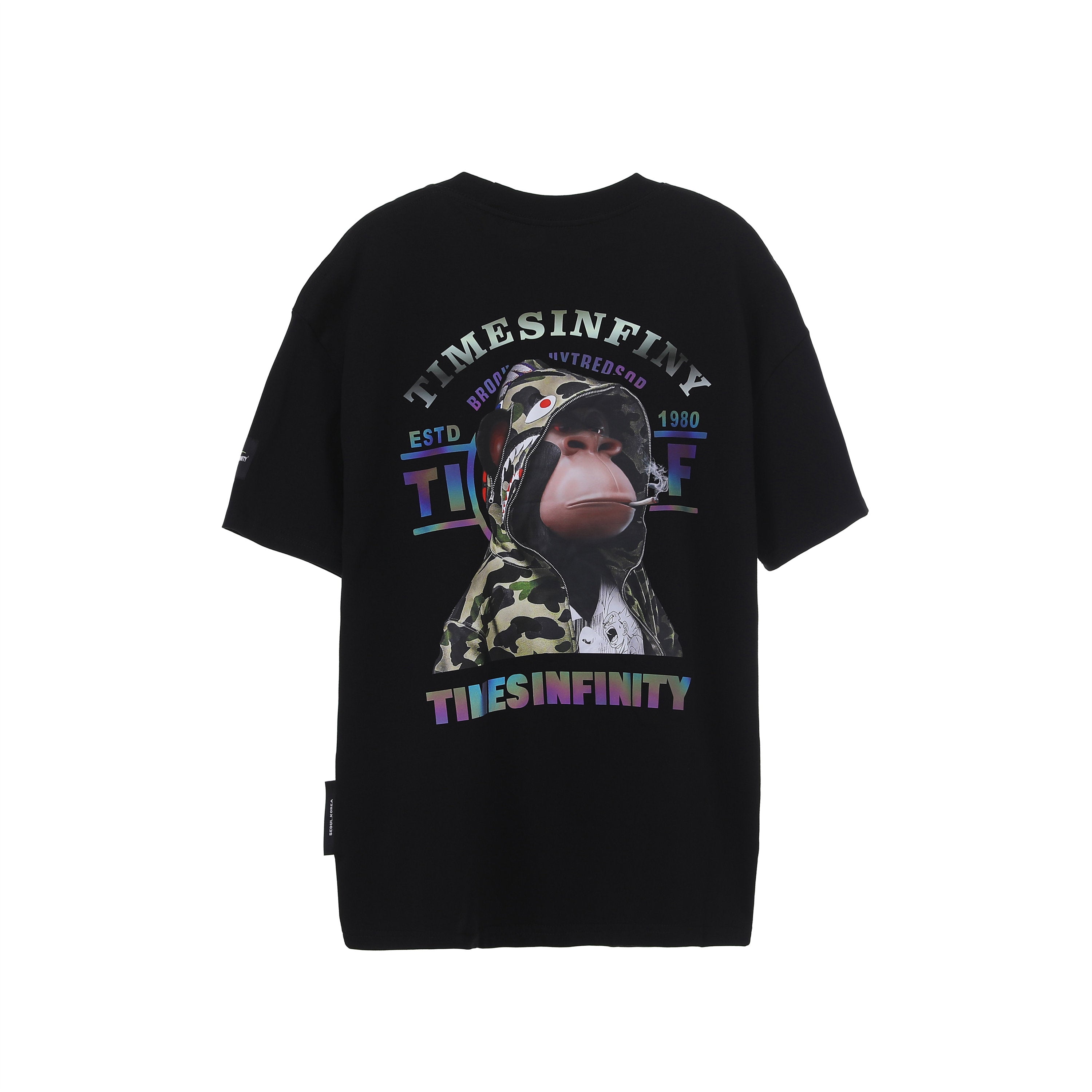 Camouflage Monkey Graphic Tee 07122