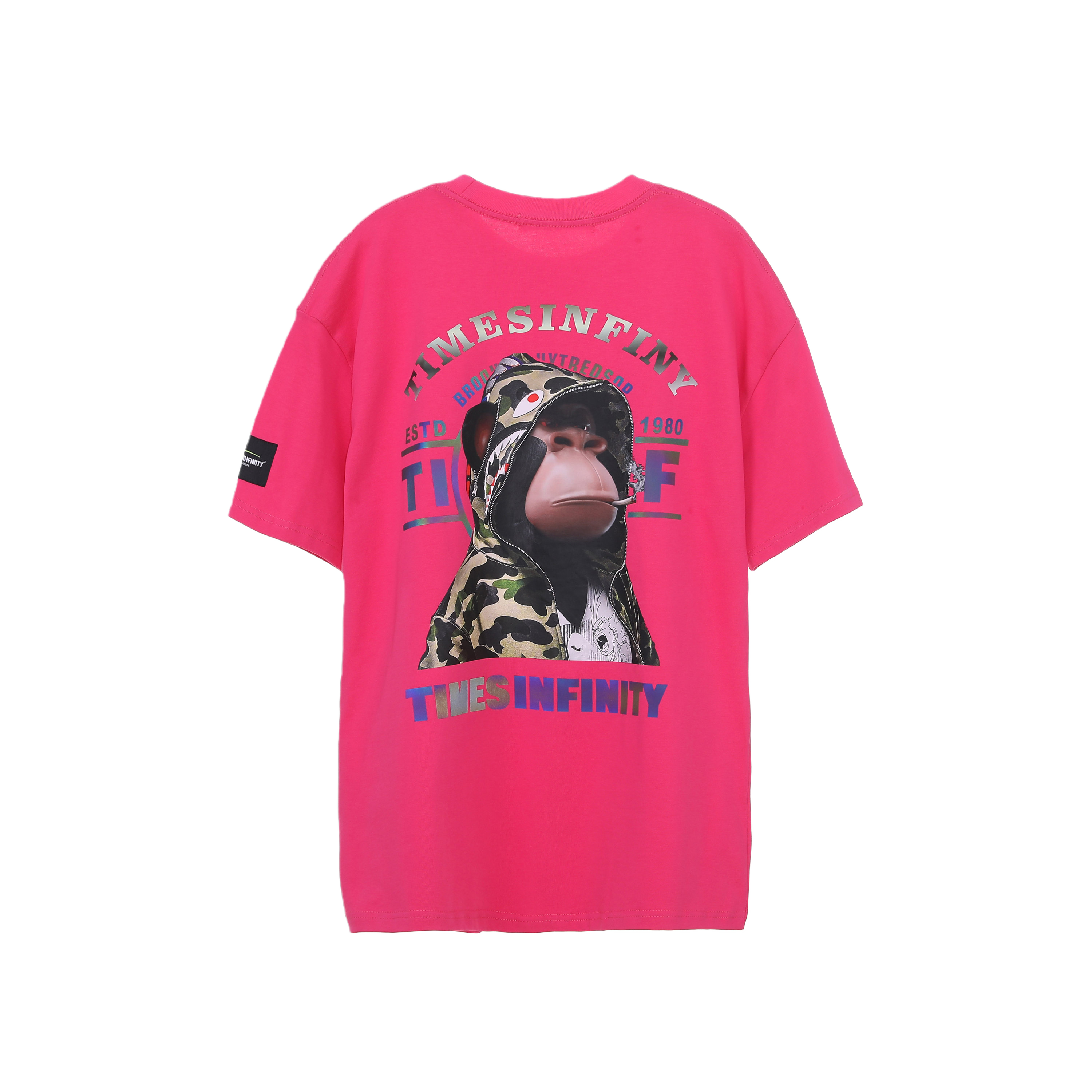 Camouflage Monkey Graphic Tee 07122