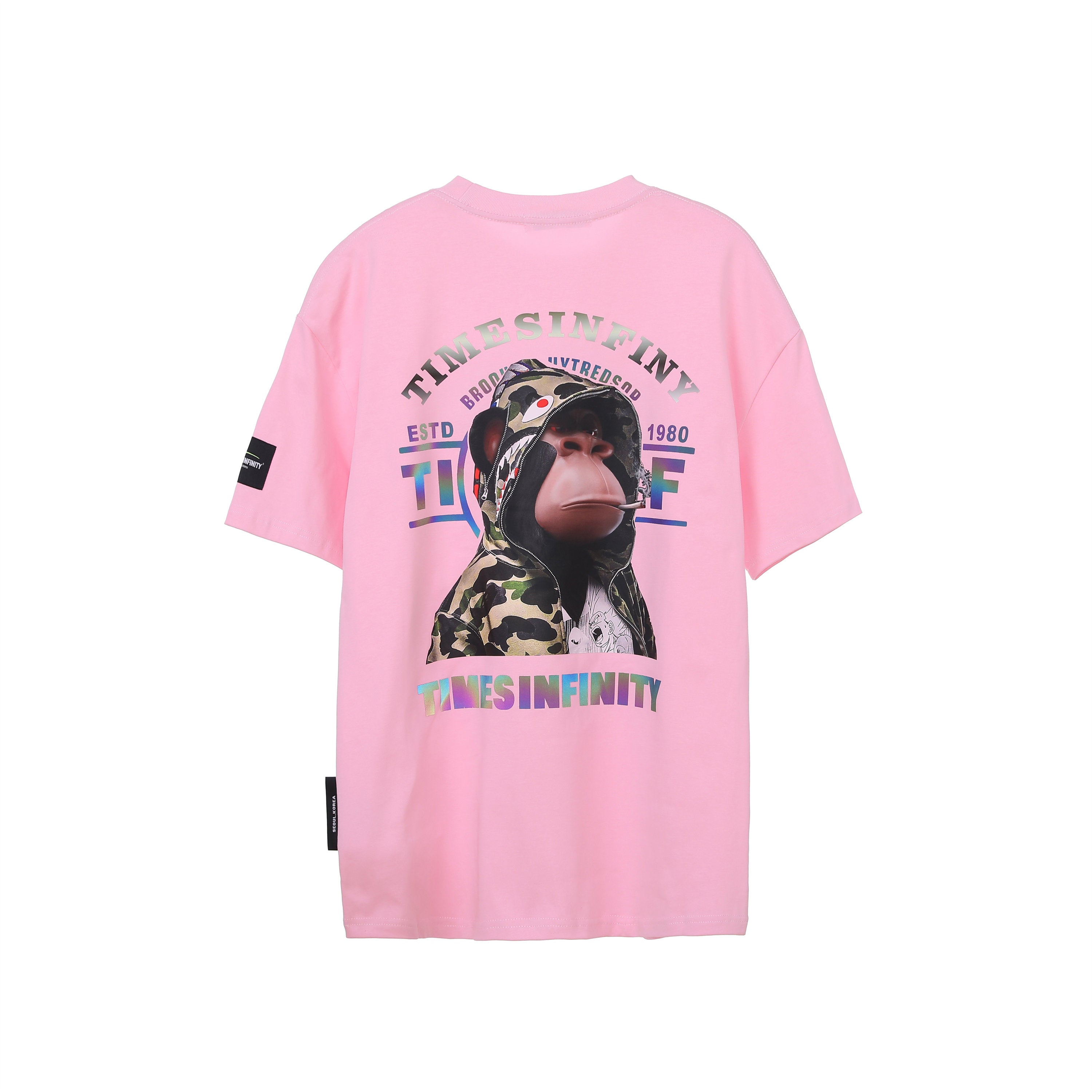 Camouflage Monkey Graphic Tee 07122