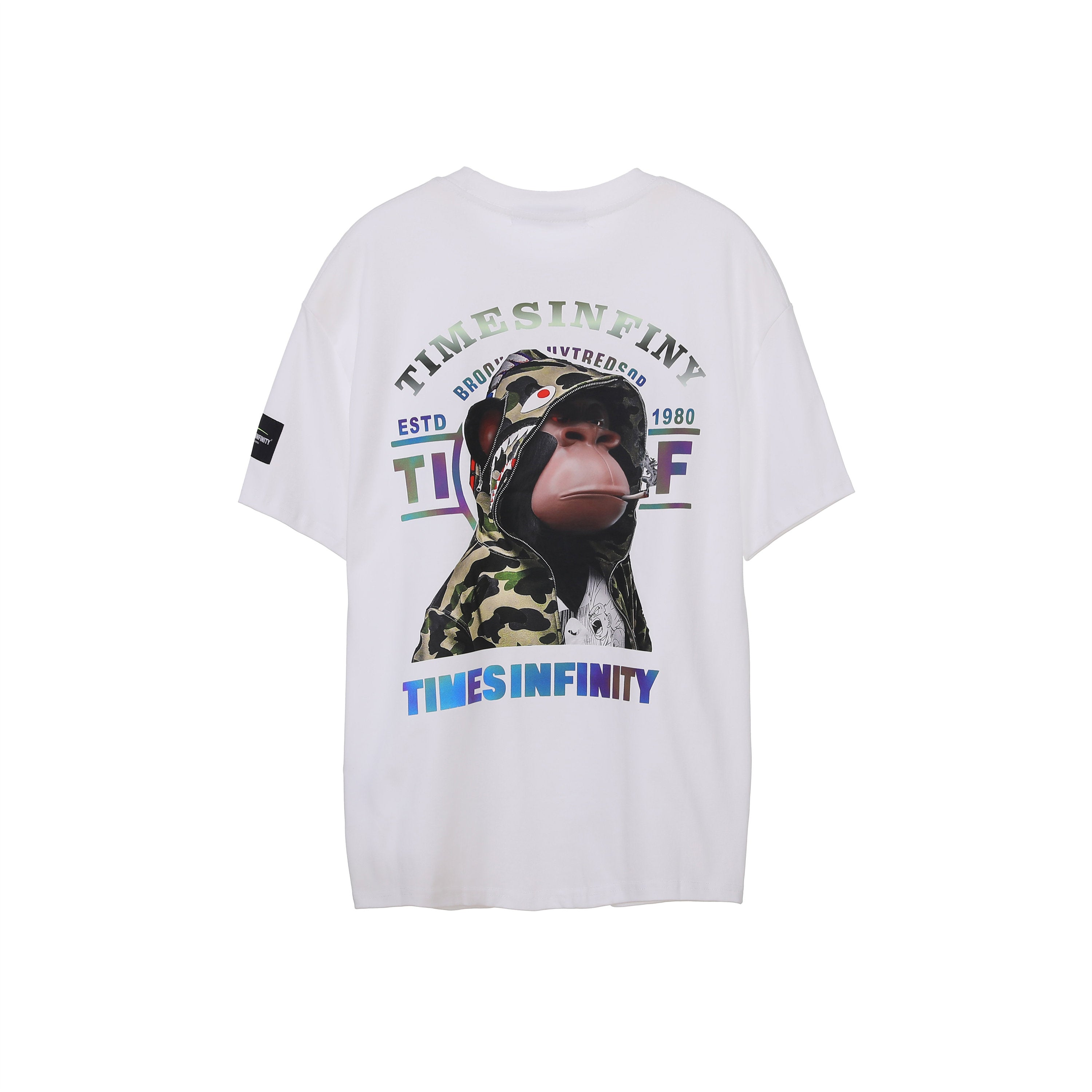 Camouflage Monkey Graphic Tee 07122