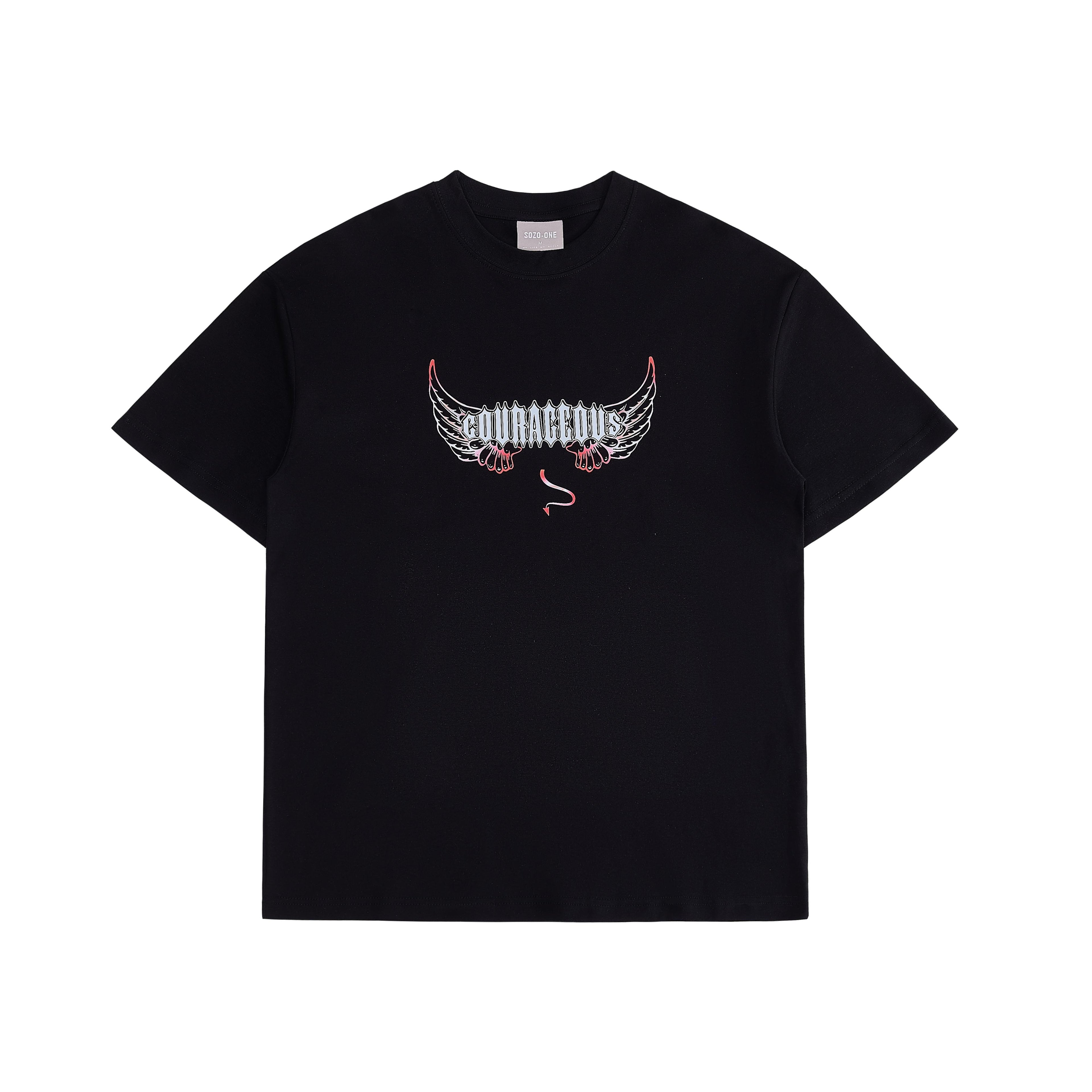 Fearless Angel Wing Cotton T-shirt X0155
