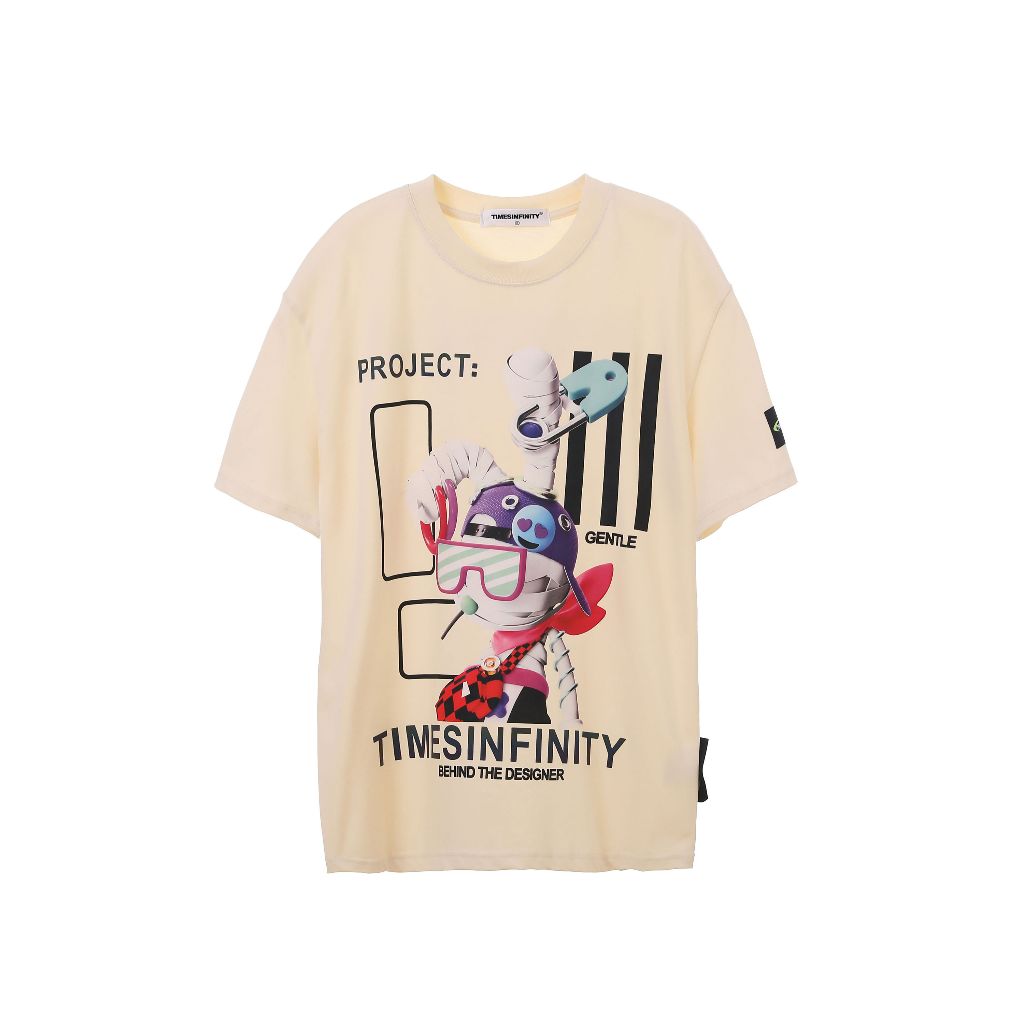 Space Bunny Futuristic Print Shirt 00096