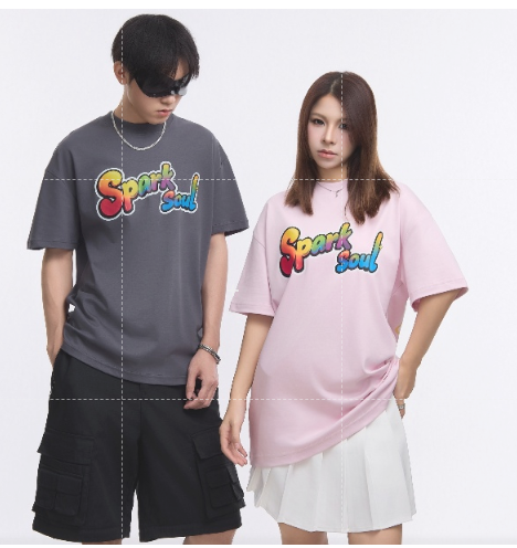 Cartoon Graphic Reflective Tee DT11035