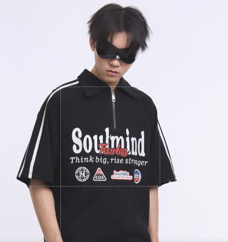 Polo Tee Fearless Think Big Rise Stronger T-shirt DT5139