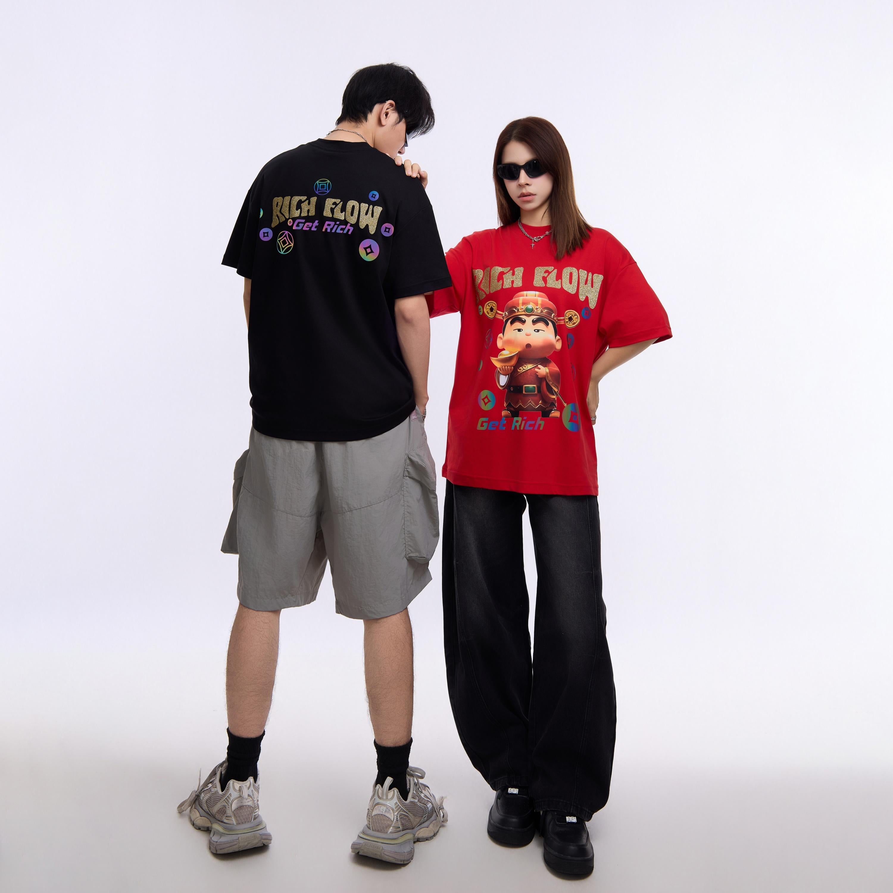 God of Wealth Xiao Xin Graphic Tee DT11067