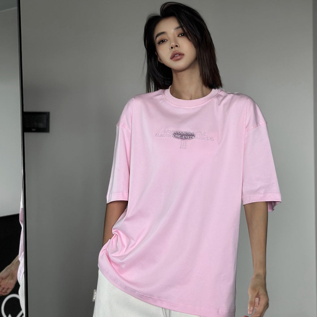 FANCY TEXT IN CIRCLE Tee 5066