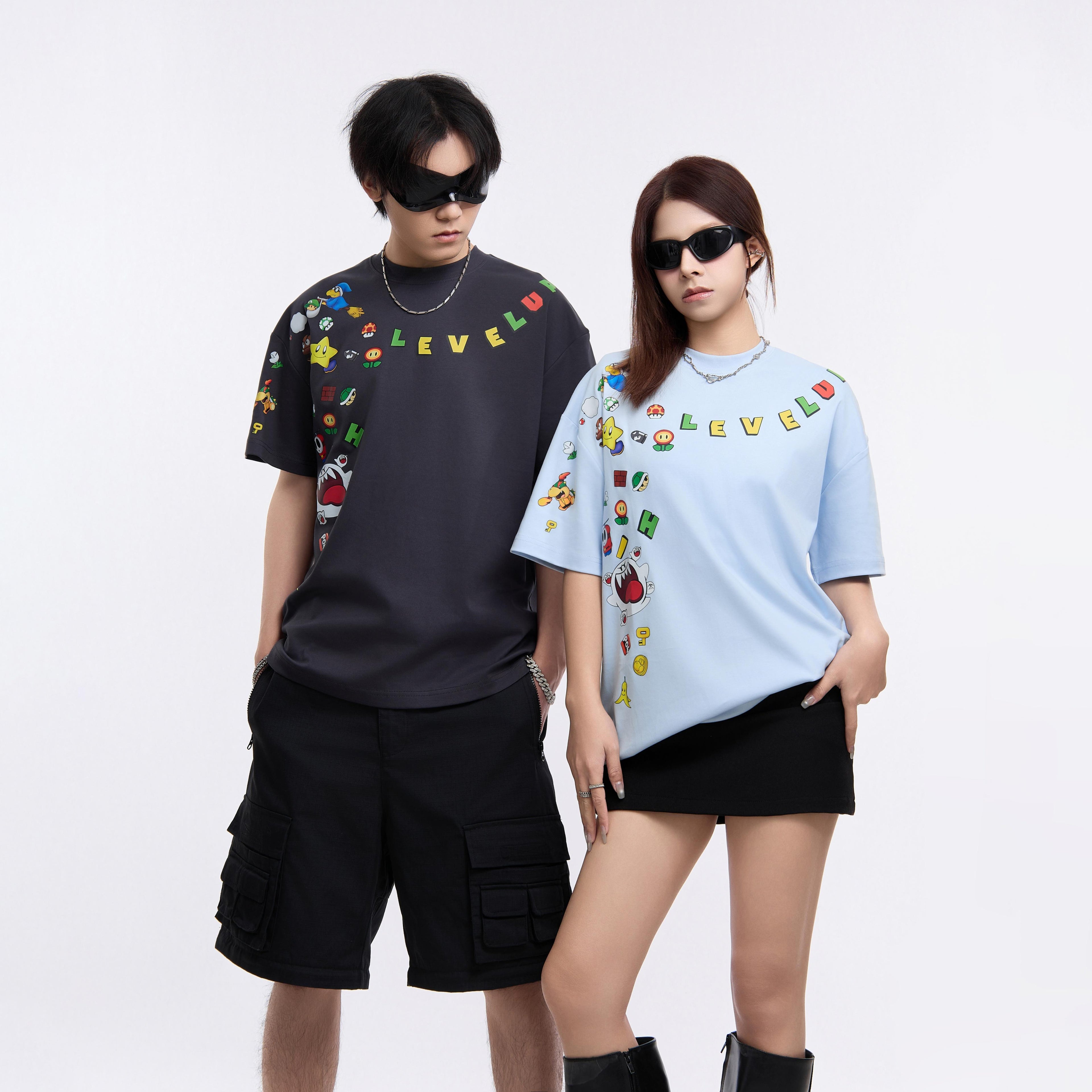 Level Up Cartoon Tee ST2356