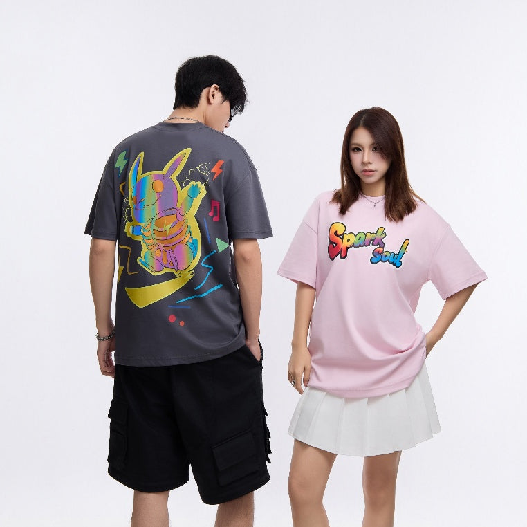 Cartoon Graphic Reflective Tee DT11035