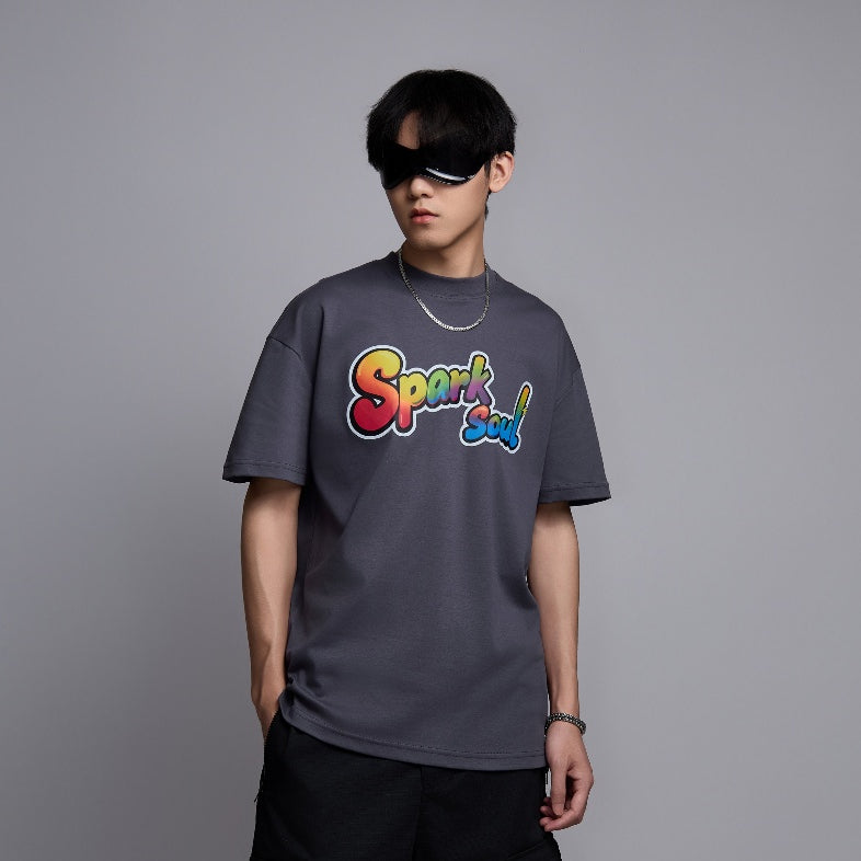Cartoon Graphic Reflective Tee DT11035