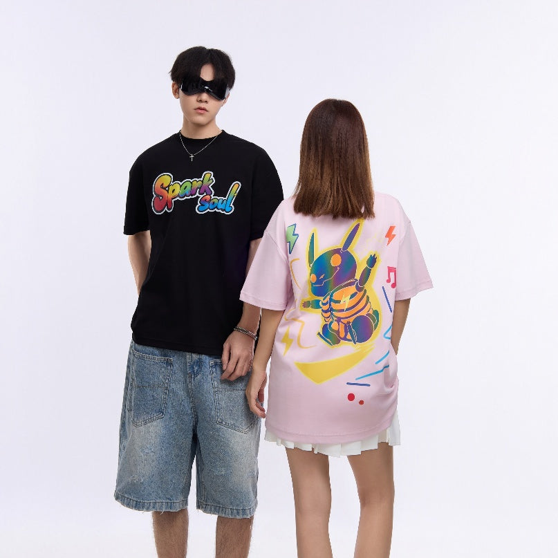 Cartoon Graphic Reflective Tee DT11035