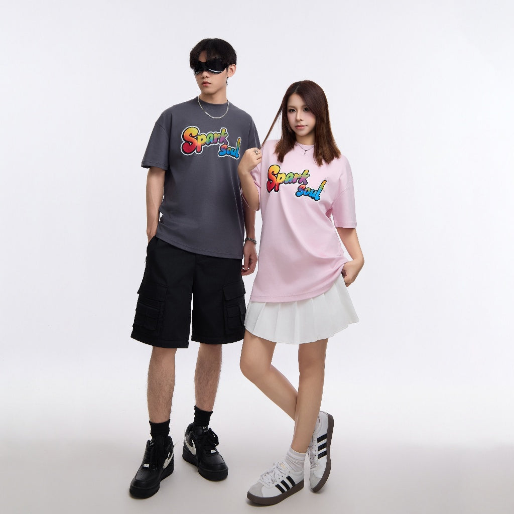 Cartoon Graphic Reflective Tee DT11035