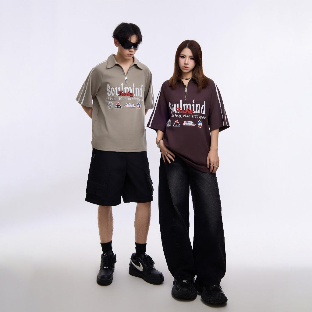 Polo Tee Fearless Think Big Rise Stronger T-shirt DT5139