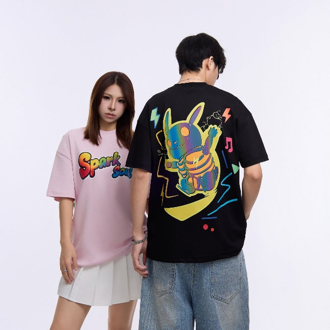 Cartoon Graphic Reflective Tee DT11035