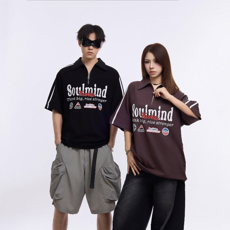 Polo Tee Fearless Think Big Rise Stronger T-shirt DT5139