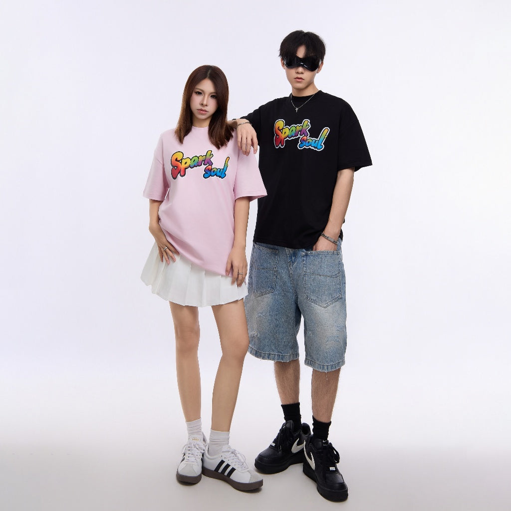 Cartoon Graphic Reflective Tee DT11035