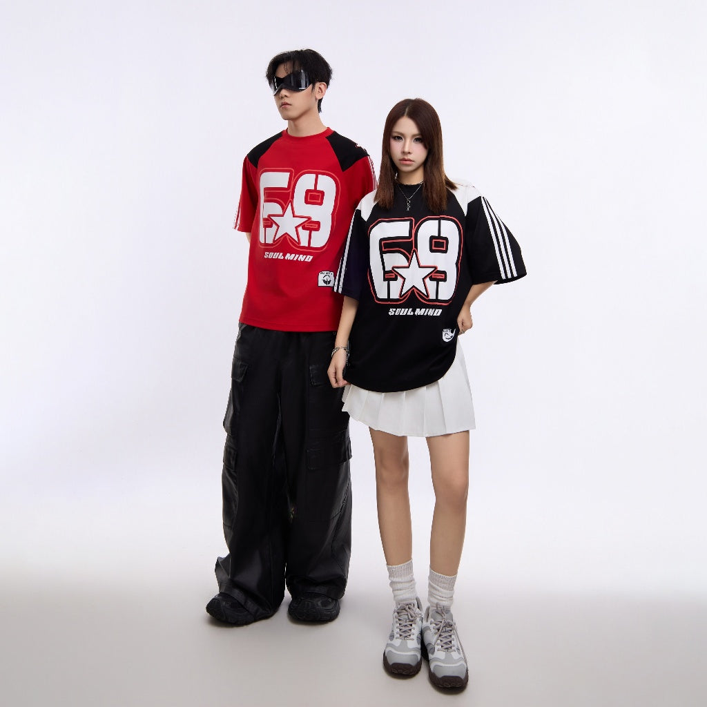 No. 68 Vintage Street Style Striped T-shirt DT5150